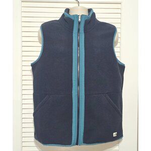 The North Face Men's Navy Teal Carbondale Fleece Full Zip Vest Size Large 2898
